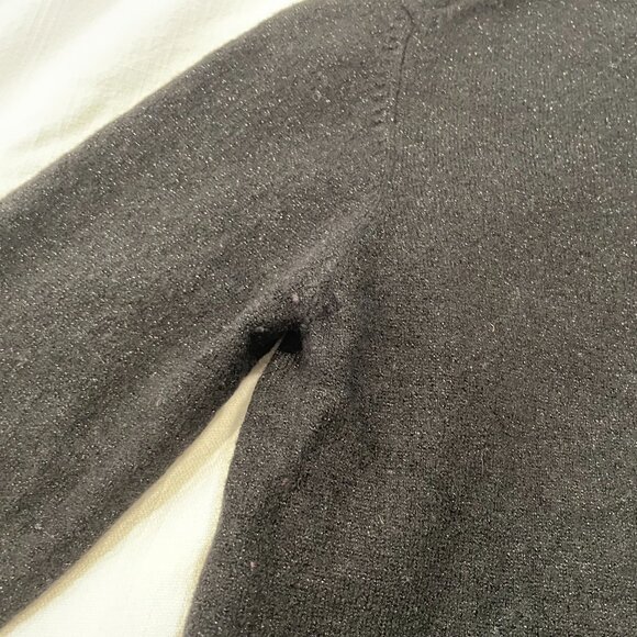 Valerie Stevens Petites Metallic Wool Cardigan - Picture 9 of 9